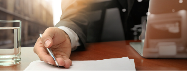 double exposure of businessman or salesman handing over a contract on wooden desk (1)